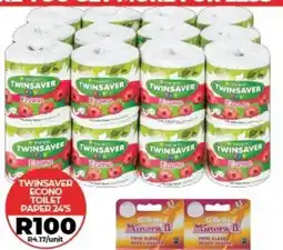 1UP Twinsaver econo toilet paper 24's offer
