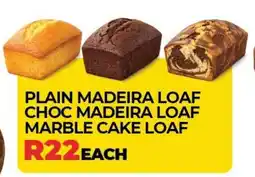 1UP Plain madeira loaf choc madeira loaf marble cake loaf offer