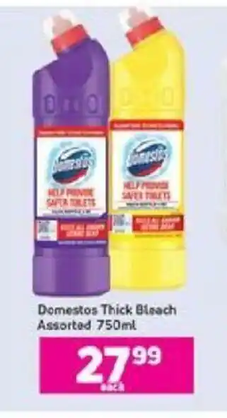 Game Domestos Thick Bleach Assorted 750ml offer