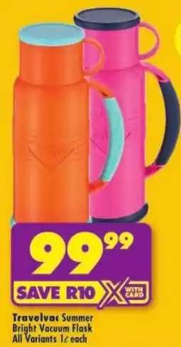 Shoprite Travelvac Summer Bright Vacuum Flask All Variants offer