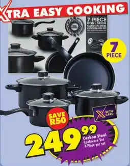 Shoprite Carbon Steel Cookware Set offer