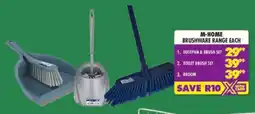 Shoprite M-home brushware range offer