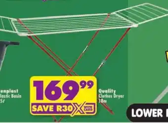 Shoprite Quality Clothes Dryer offer