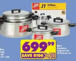 Shoprite Hart Aluminium Cookware Set offer