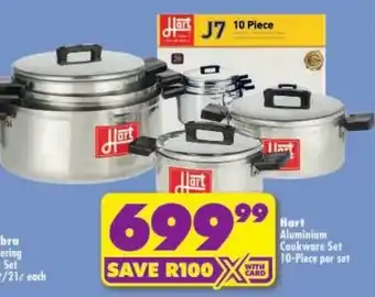 Shoprite Hart Aluminium Cookware Set offer