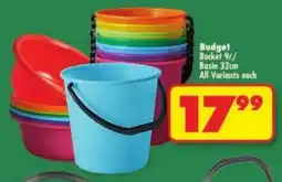 Shoprite Budget Bucket/ Basin All Variants offer