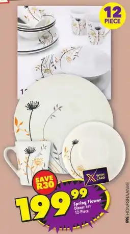 Shoprite Spring Flower Dinner Set offer