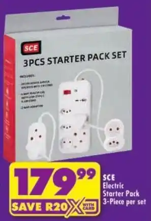Shoprite SCE Electric Starter Pack offer