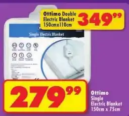 Shoprite Ottimo Single Electric Blanket offer