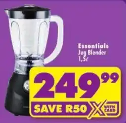Shoprite Essentials Jug Blender offer
