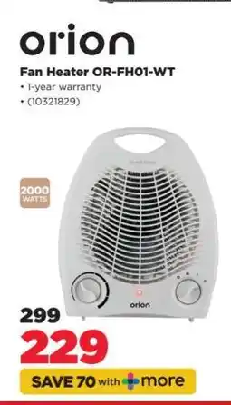 HiFi Corp Orion Fan Heater OR-FH01-WT offer