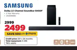 HiFi Corp Samsung Dolby 2.1 Channel Soundbar B450F offer