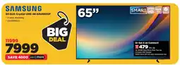 HiFi Corp SAMSUNG 65-Inch Crystal UHD 4K-65U8000F offer