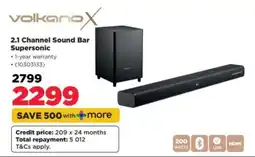 HiFi Corp Volkano X 2.1 Channel Sound Bar Supersonic offer