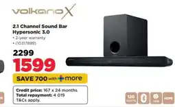 HiFi Corp Volkano X 2.1 Channel Sound Bar Hypersonic 3.0 offer