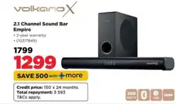 HiFi Corp VolkanoX 2.1 Channel Sound Bar Empire offer