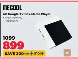 HiFi Corp MECOOL 4K Google TV Box Media Player offer