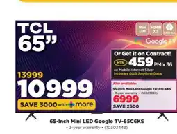 HiFi Corp 65-inch Mini LED Google TV-65C6KS offer