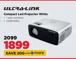 HiFi Corp Ultra-Link Compact Led Projector White offer