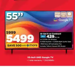 HiFi Corp 55-inch UHD Google TV offer