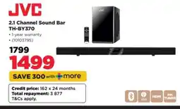HiFi Corp JVC 2.1 Channel Sound Bar TH-BY370 offer
