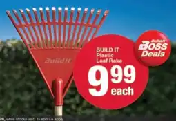Build It Build it Plastic Leaf Rake offer