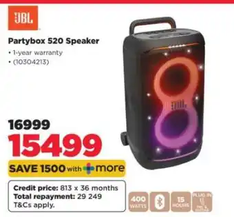 HiFi Corp Partybox 520 Speaker offer