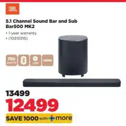 HiFi Corp 5.1 Channel Sound Bar and Sub Bar500 MK2 offer