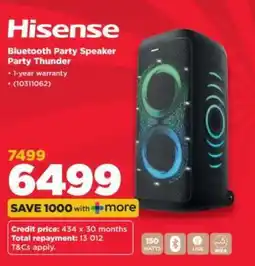 HiFi Corp Hisense Bluetooth Party Speaker Party Thunder offer