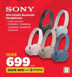 HiFi Corp Sony WH-CH520 Bluetooth Headphones offer