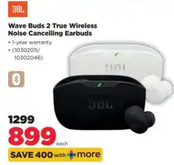 HiFi Corp JBL Wave Buds 2 True Wireless Noise Cancelling Earbuds offer