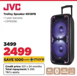 HiFi Corp JVC Trolley Speaker N518PB offer