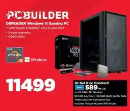 HiFi Corp PCBuilder DEFENDER Windows 11 Gaming PC offer