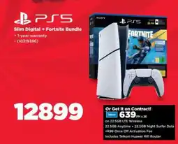 HiFi Corp PS5 Slim Digital + Fortnite Bundle offer