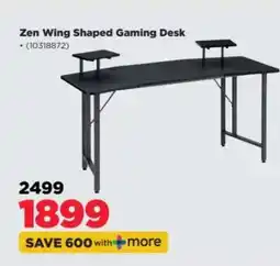 HiFi Corp Zen Wing Shaped Gaming Desk offer
