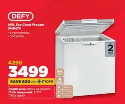 HiFi Corp DEFY 195L Eco Chest Freezer DMF470 offer