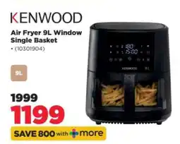 HiFi Corp KENWOOD Air Fryer 9L Window Single Basket offer
