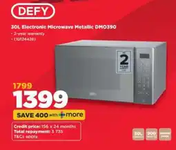 HiFi Corp DEFY 30L Electronic Microwave Metallic DMO390 offer