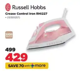 HiFi Corp Russell Hobbs Crease Control Iron RHI227 offer