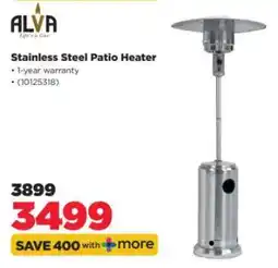HiFi Corp Alva Stainless Steel Patio Heater offer