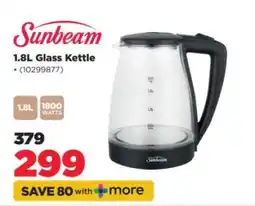 HiFi Corp Sunbeam 1.8L Glass Kettle offer