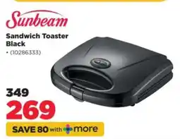 HiFi Corp Sunbeam Sandwich Toaster Black offer