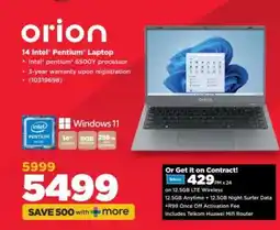 HiFi Corp orion 14 Intel Pentium Laptop offer
