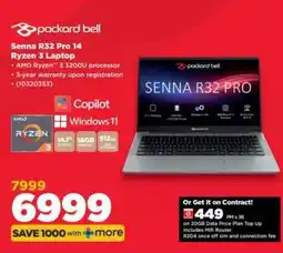 HiFi Corp Packard Bell Senna R32 Pro 14 Ryzen 3 Laptop offer