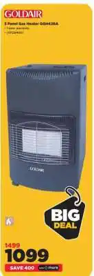 HiFi Corp Goldair 3 Panel Gas Heater GGH42BA offer