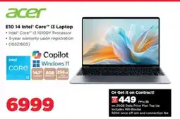 HiFi Corp Acer E10 14 Intel Core i3 Laptop offer