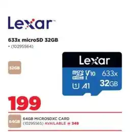 HiFi Corp Lexar 633x microSD 32GB offer