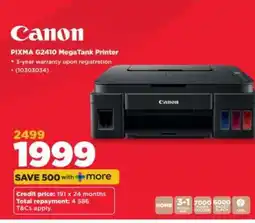 HiFi Corp Canon PIXMA G2410 MegaTank Printer offer