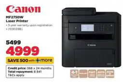 HiFi Corp Canon MF275DW Laser Printer offer