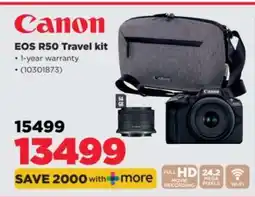 HiFi Corp Canon EOS R50 Travel kit offer